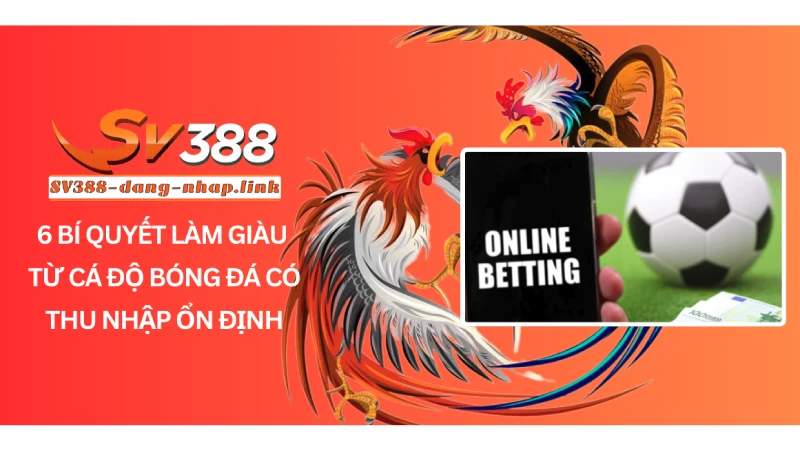 6 Bí quyết làm giàu từ cá độ bóng đá có thu nhập ổn định
